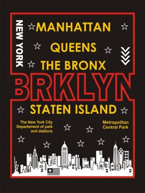 02. Brooklyn New York, vektör.