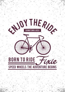Ride vektör görüntü T shirt grafik keyfini çıkarın
