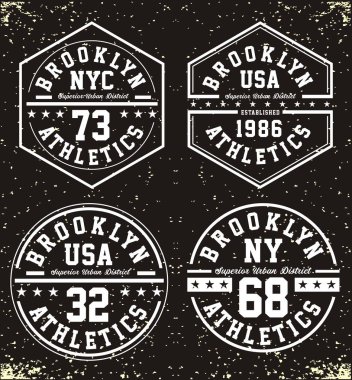 atletik Nyc brooklyn, vektör