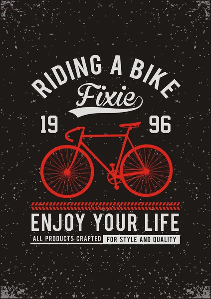 Bir bisiklet vektör görüntüsü sürme