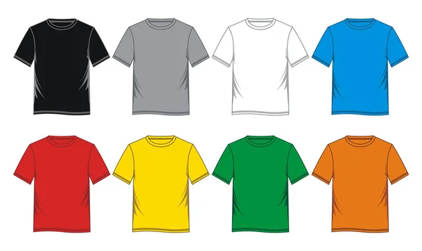 Conjunto t-shirt imagem —  Vetores de Stock