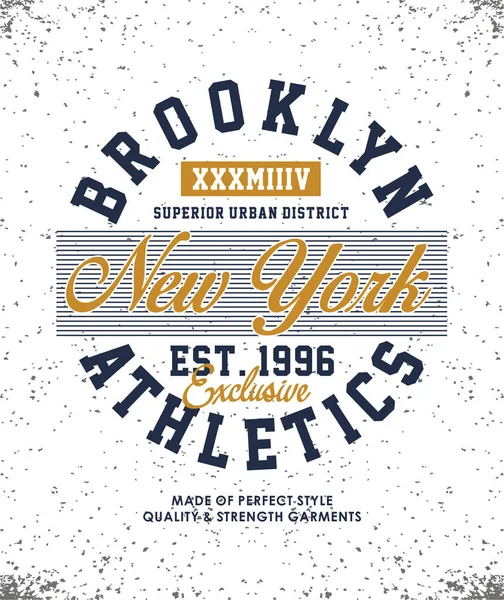 Atletik Brooklyn tipografi tasarım