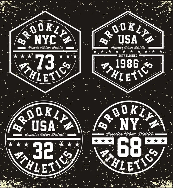atletik Nyc brooklyn, vektör