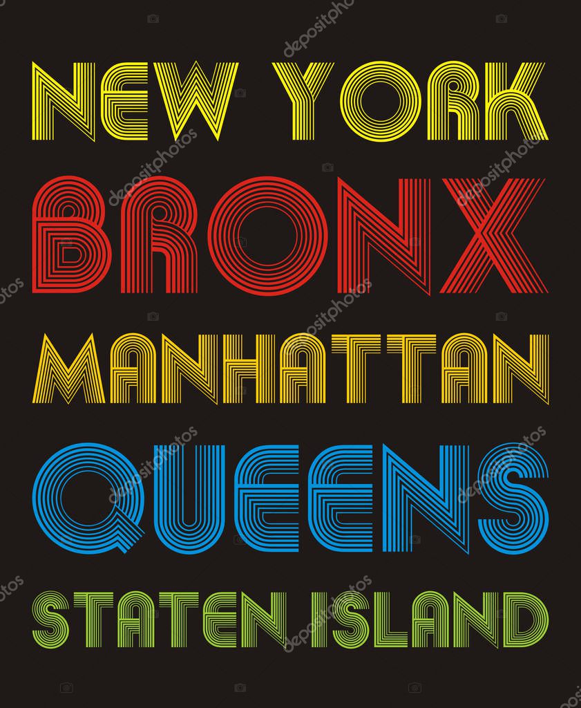 5th avenue design graphic design graphic, vector image
