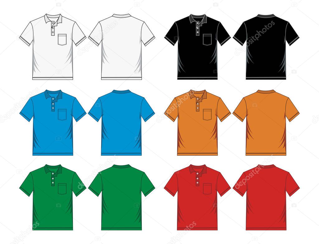 Design graphic shirt man template colorful vector image