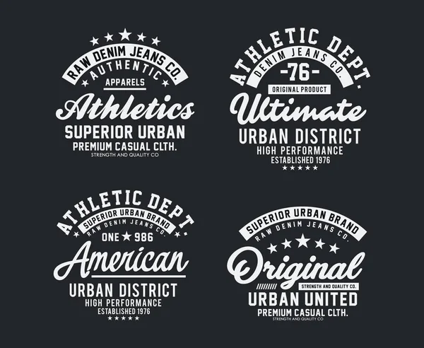 atletik okul t-shirt tipografi tasarım