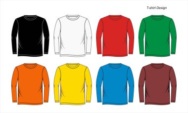 erkek gömlek şablonları vektör görüntü