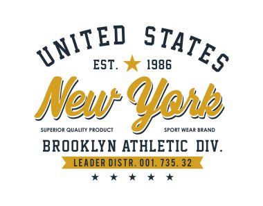 Atletik New York vektör