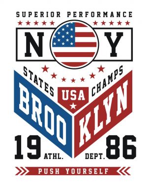 Atletik Brookly spor doku bayrakları