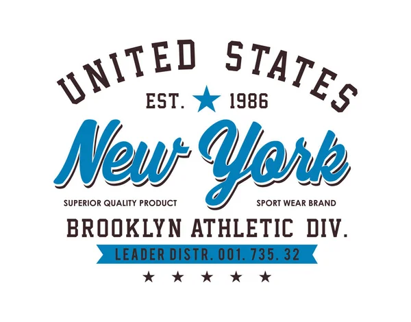 New York T-shirt grafiği