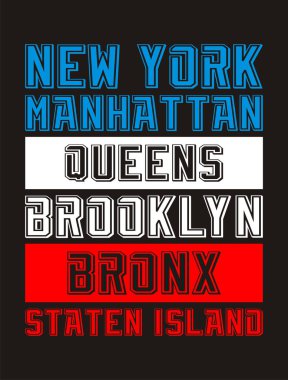 5 avenua Amerika Birleşik Devletleri tipografi tasarım