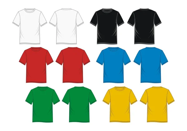 T-shirt Modelos Vector — Vetor de Stock