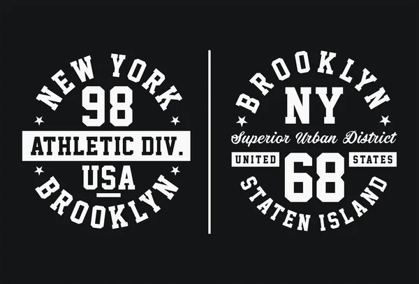 Atletik New York tipografi tasarım