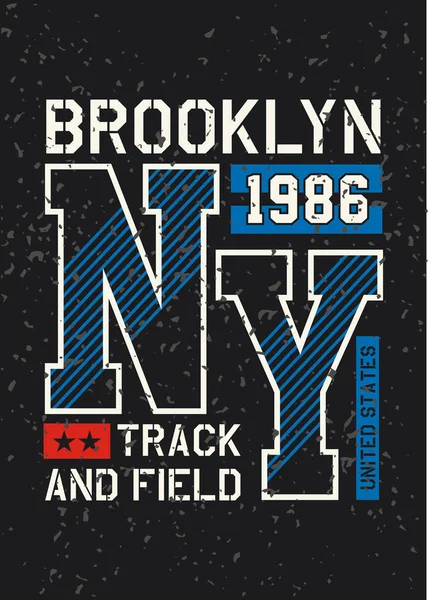 Atletik New York tipografi tasarım