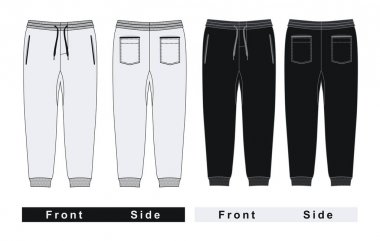 adam moda pantolon pantolon erkek moda, vektör resim tasarım