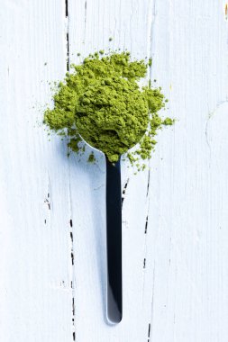 Matcha yeşil çay kaşığı