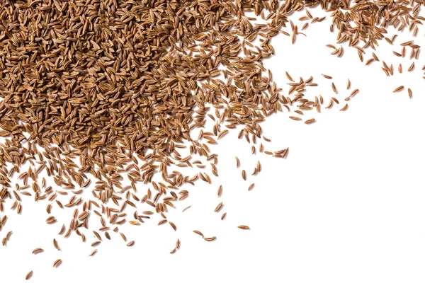 Beyaz arka plan üzerinde kimyon