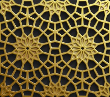 islam oryantal desenleri, sorunsuz Arapça geometrik süsleme koleksiyonu. Vektör geleneksel Müslüman arka plan. Doğu Kültür, Hint mirası, Arabesk, Farsça motifi, 3d. Ramazan kareem. Altın