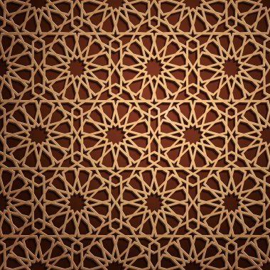 İslam oryantal desenleri, sorunsuz Arapça geometrik süsleme koleksiyon kümesi. Vektör geleneksel Müslüman arka plan. Doğu Kültür, Hint mirası, Arabesk, Farsça motifi 3d Ramazan kareem. Kereste