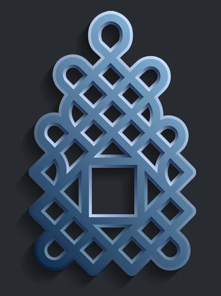 Islamitische Oosterse patroon, abstracte vectorelement van ornament. Vector islamitische achtergrond. sieraad van Oosten, Indiase sieraad, Perzisch motief. Kan worden gebruikt voor behang, banner, webdesign, bruiloft kaarten — Stockvector