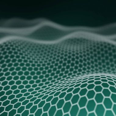 Soyut düşük Poli arka plan. Pleksus poligonal arka plan. Pleksus Poli manzara arka plan düşük. Altıgen soyut manzara arka plan. Altıgen 3d kılavuz. Poligonal altıgen yüzey.