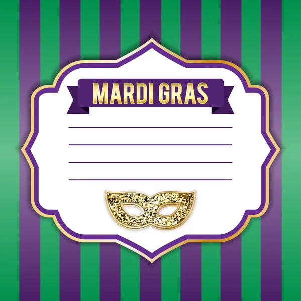 Resimde Mardi Gras tatil için. Vektör resim. Maske, yazıt, güzel arka plan. Kartpostal tasarım, Tebrikler, Davetiyeler, kapakları, afiş, reklam için mükemmel