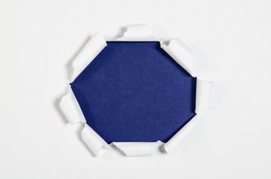 Boş kağıt kopya alanı metin veya ileti ile parçalanmış