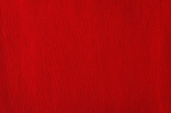 Tessuto rosso sfondo texture primo piano . — Foto Stock