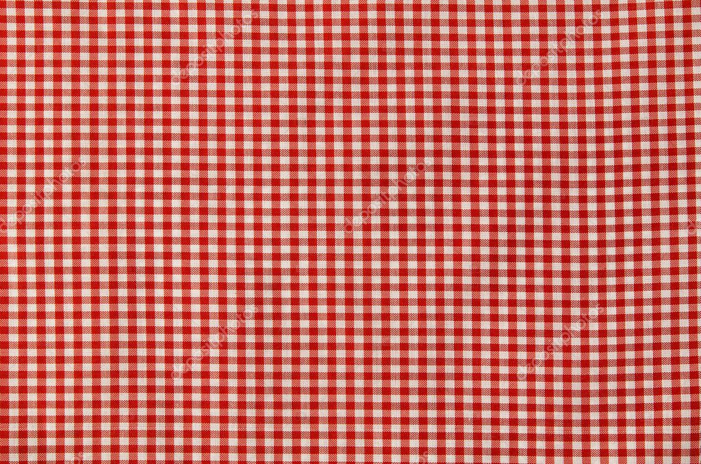nappe à carreaux rouge et blanc — photographie wstockstudio © #128863850