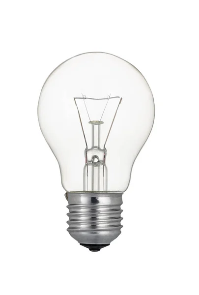 Traditional tungsten light bulb isolated on white — Stock Photo, Image