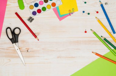 Ofis okul masaları veya yukarıda da görüleceği Resepsiyon. Üstten Görünüm