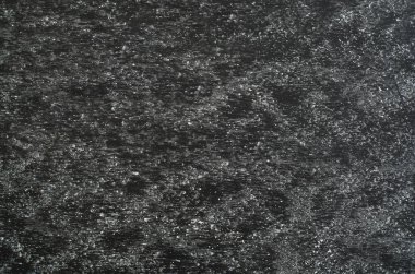 Kara tahta boş arka plan. Siyah çerçeve kopya alanı ile