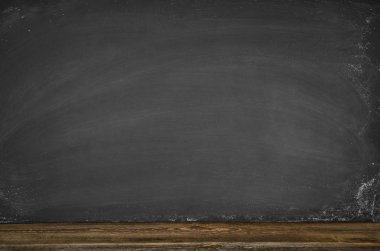 Kara tahta boş arka plan. Siyah çerçeve kopya alanı ile