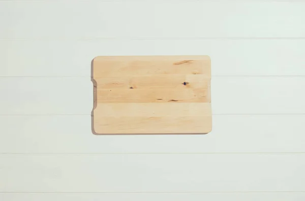 Wit, houten tafel textuur. Achtergrond met kopie ruimte — Stockfoto