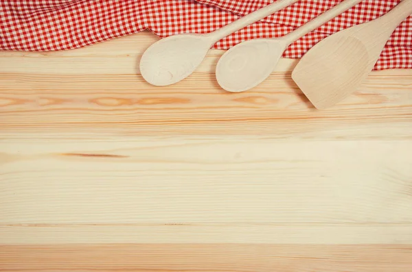 Back- oder Pizzazutaten Draufsicht auf Holzgrund — Stockfoto