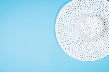 Üstten Görünüm kumlu plaj kavramı. Kopya alanı ile grafik arka plan