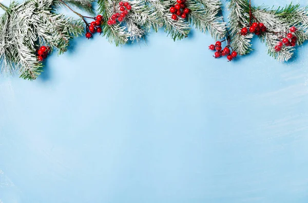 Jul och nyår semester bakgrund. Xmas bakgrund ovanifrån. — Stockfoto