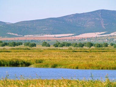 İspanya 'daki dağ manzarası