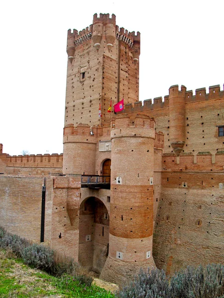 Castle on Medina del Campo, Spain — ストック写真