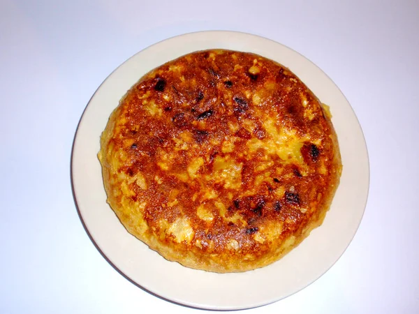Omelete de batata espanhol — Fotografia de Stock