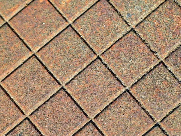 Tekstura żelaza na gleby — Zdjęcie stockowe
