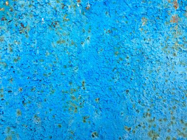 Mavi paslı demir doku