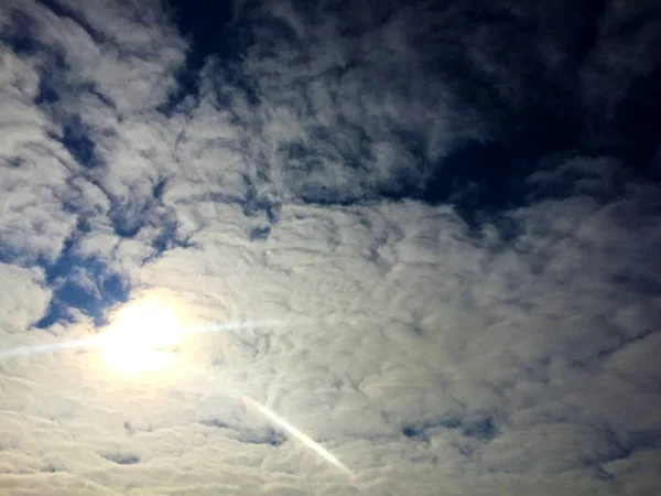 Přírodní textura mraků na obloze — Stock fotografie