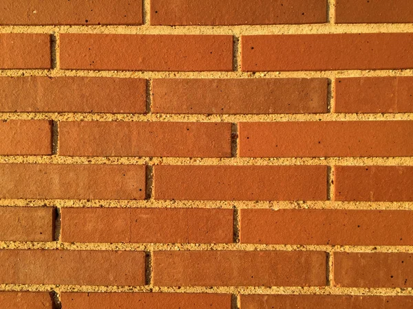 Υφή των τοίχων με τούβλα πορτοκαλί — Φωτογραφία Αρχείου