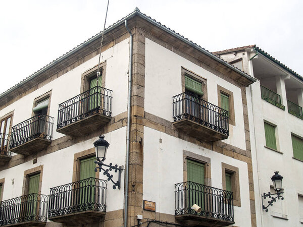 Traditionals buildings on jewish neighborhood in Hervas, Extremadura, Spain