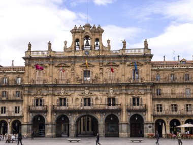 Plaza Mayor-Salamanca büyük Meydanı, Ispanya