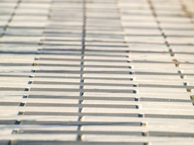 Gri beton blooks ile zemin dokusuna