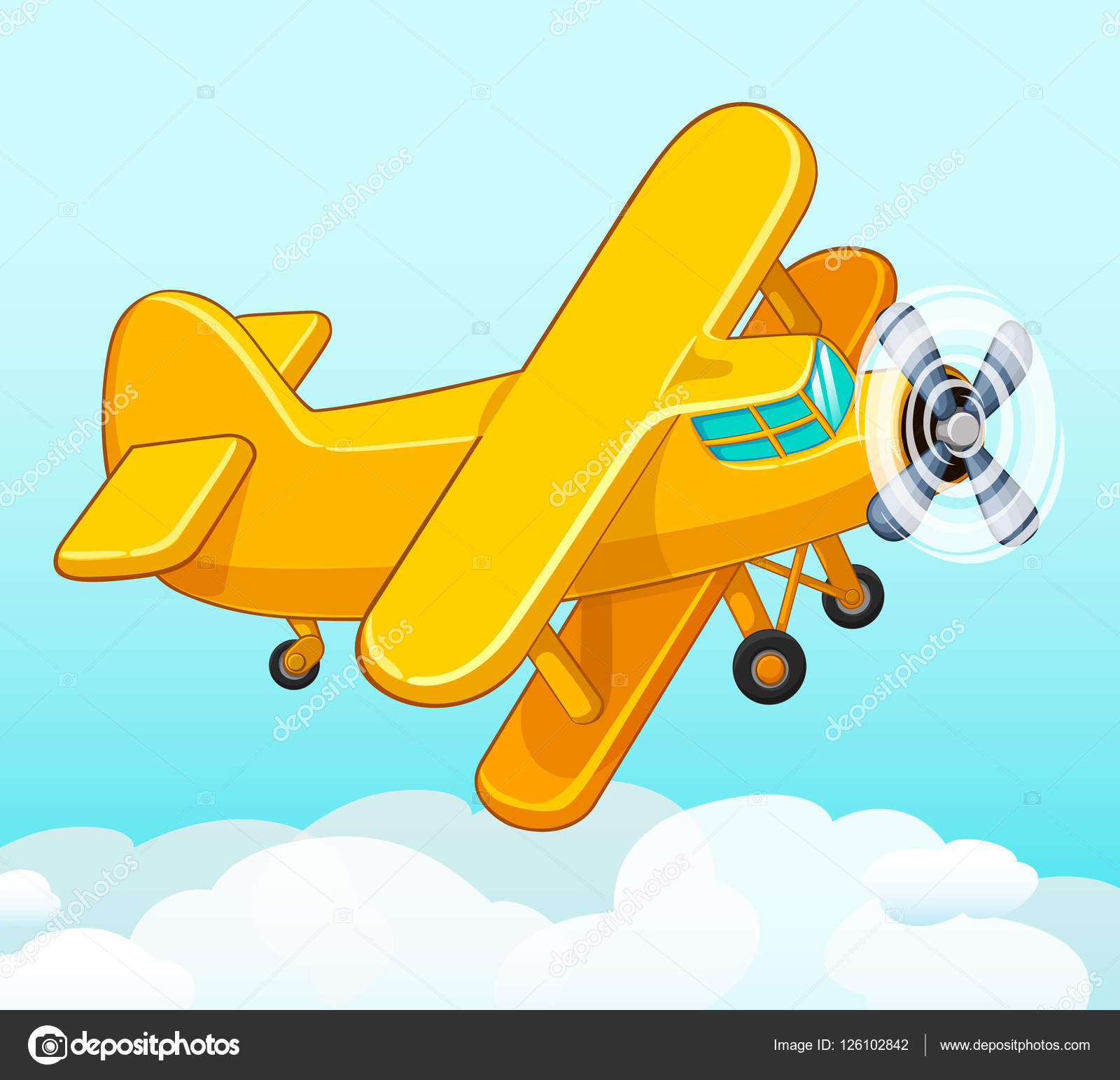 Желтый самолетик