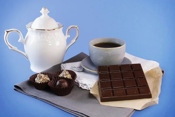 Tea and sweets — Stock Photo, Image