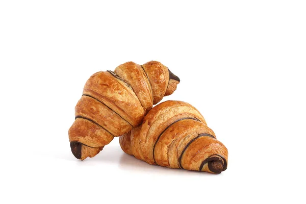 Croissanty k snídani — Stock fotografie